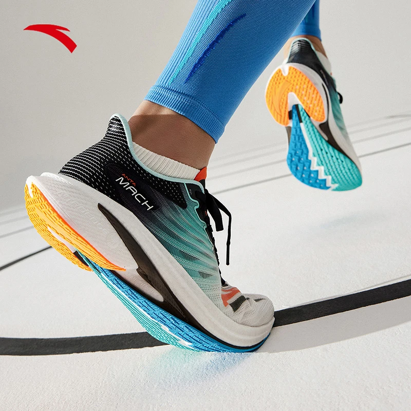 ANTA/安踏马赫4男女跑步鞋低帮耐磨高能感网面运动鞋竞速提速跑鞋