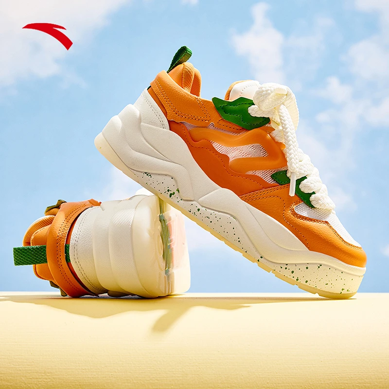 ANTA/安踏大面包鞋板鞋女款冬季时尚百搭舒适厚底耐磨潮流休闲鞋