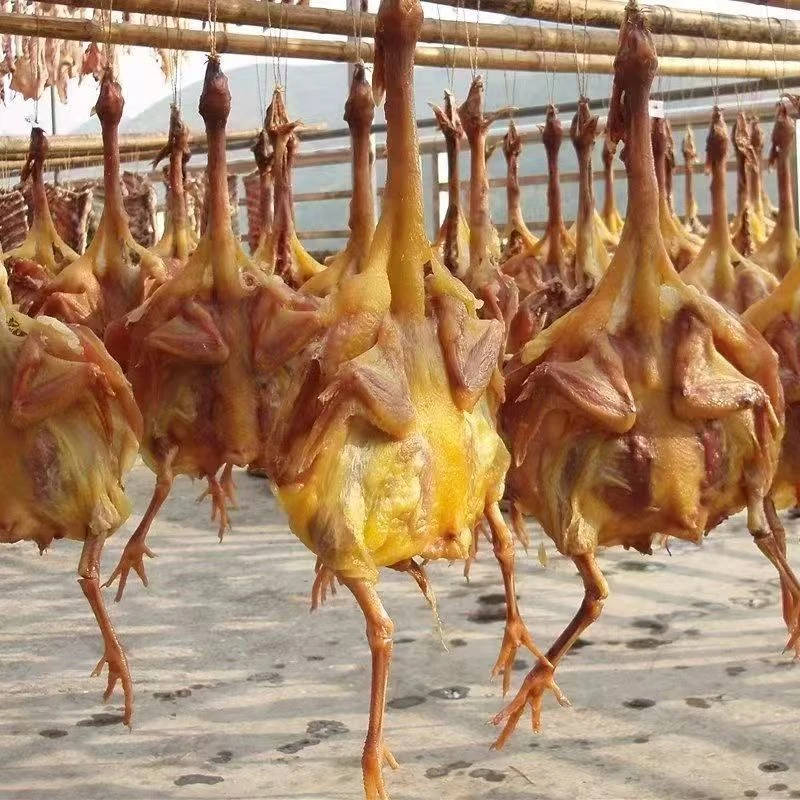 溧阳特产农家散养手工腌制自然风干咸鸡