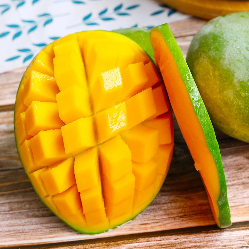 凯特芒果  攀枝花凯特芒果肉嫩香甜多汁变软成熟食用5/8斤装新鲜
