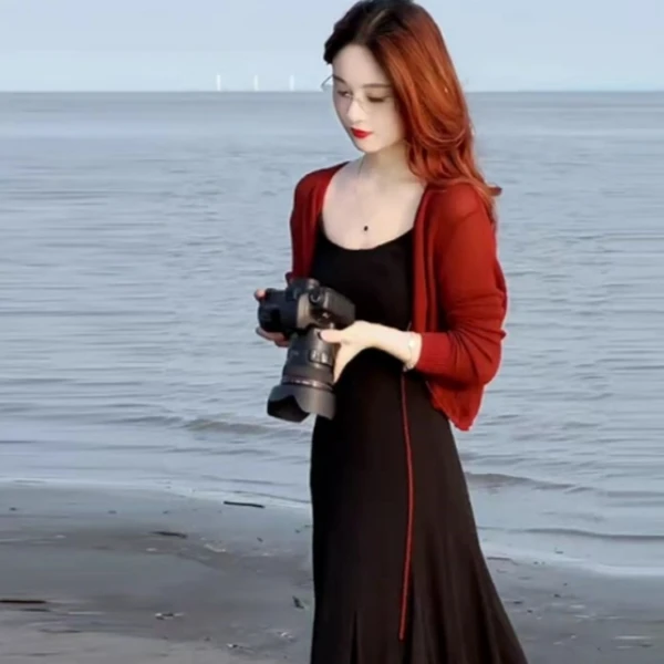 洋气气质显瘦百搭开衫防晒衫百搭上衣女