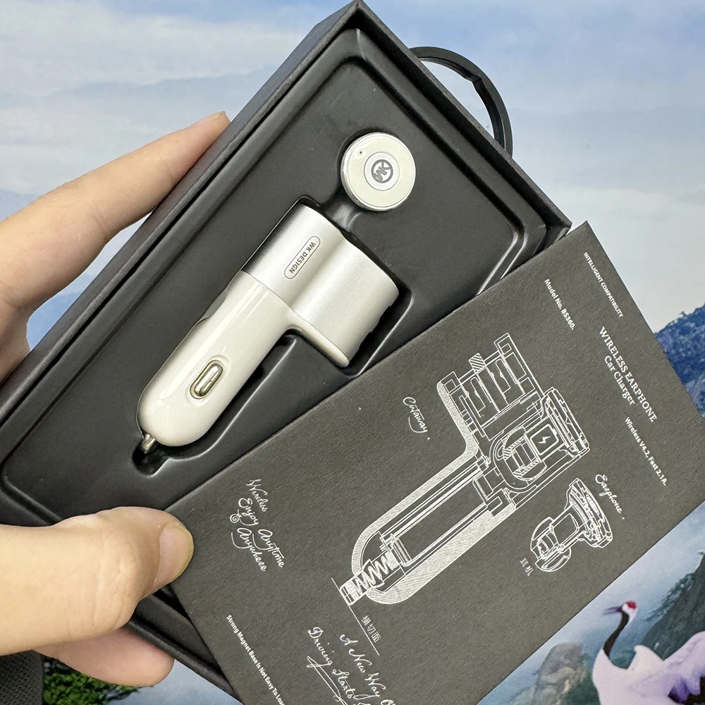 瓜哥【WK耳机车充】2.1A快充充电头USB双接口车载充电头神器安卓