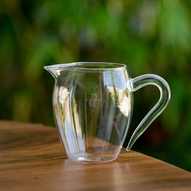 浮生三味防烫把手公道杯玻璃耐热分茶器高档过滤泡茶茶具茶海公杯