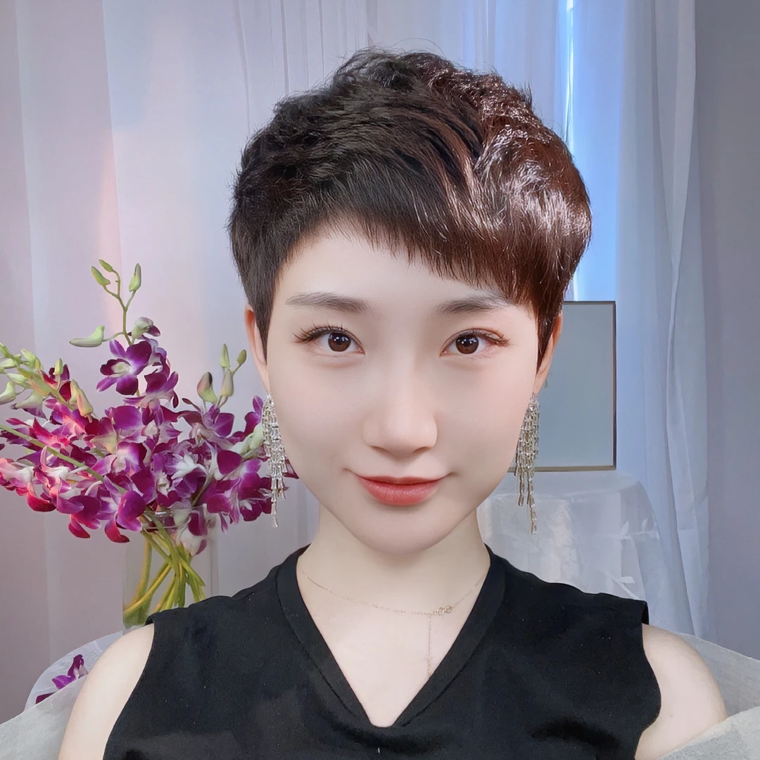 双向轻纹理款-全手织假发套透气网 （私人定制不支持退货）