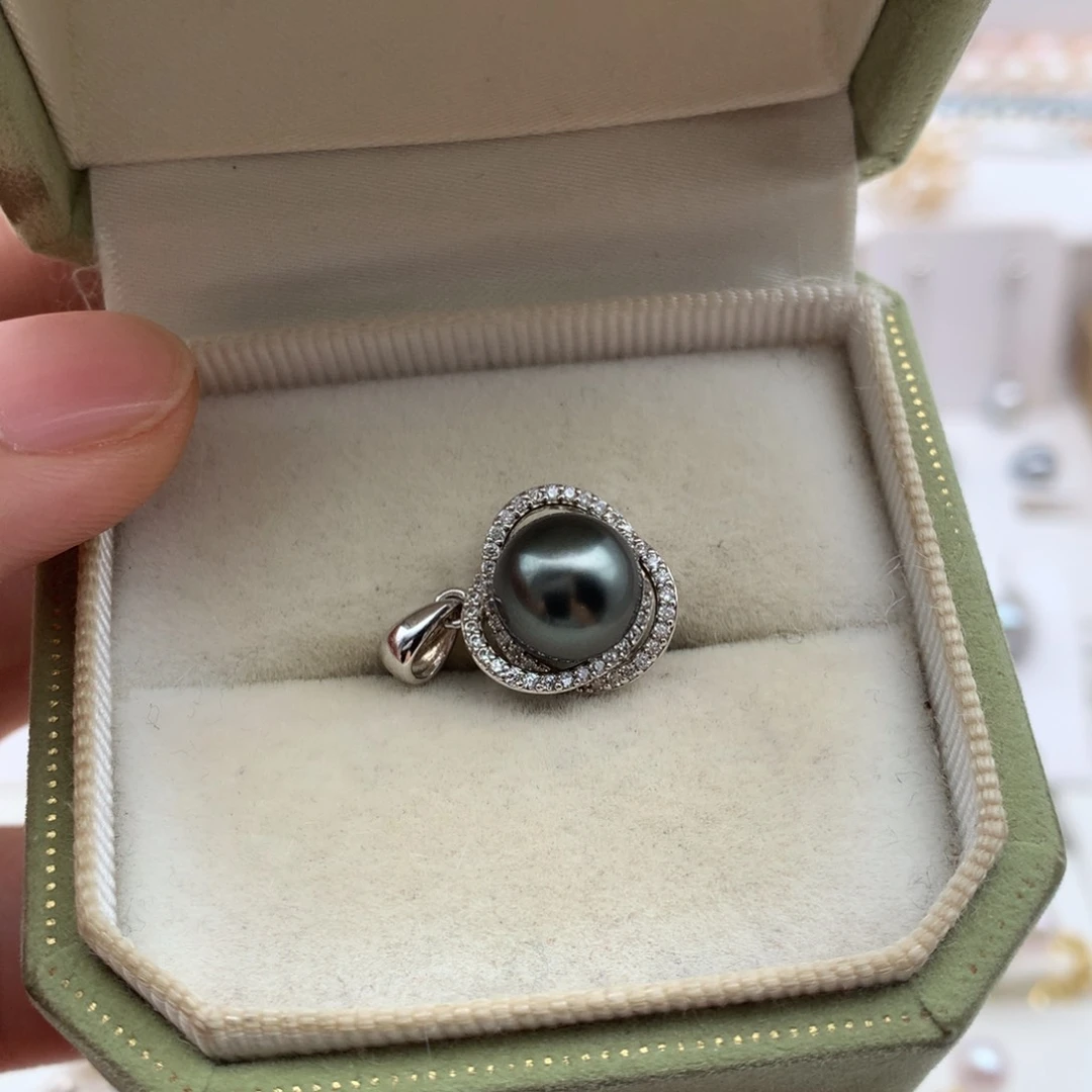 海水珍珠吊坠(赠链)银S925镶嵌