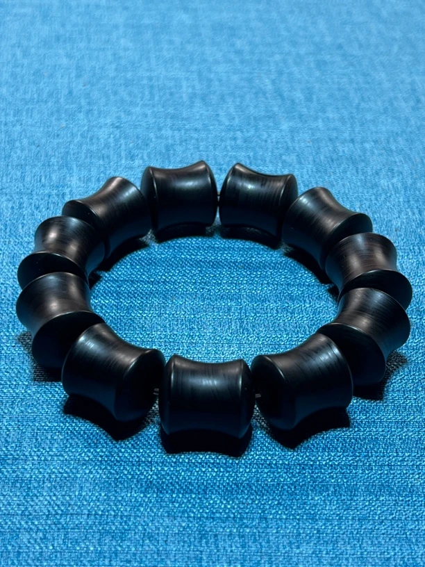 太行柏木雷击木竹节珠