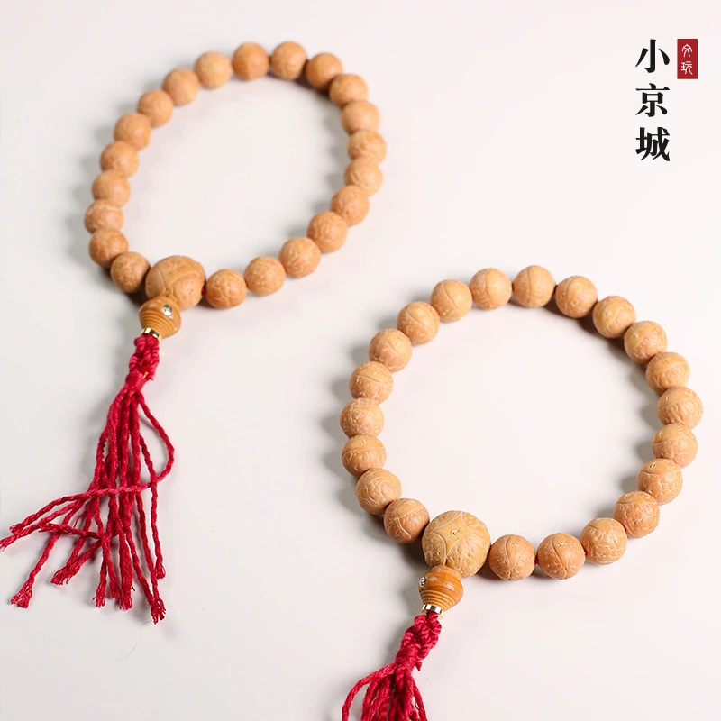 尼泊尔凤眼菩提手串12mm+精挑单圈手串原皮原色