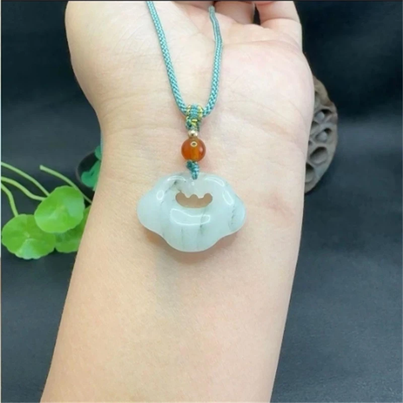 纯天然新疆天山翠如意锁男女同款祥云锁气质手工多样性发货挂坠