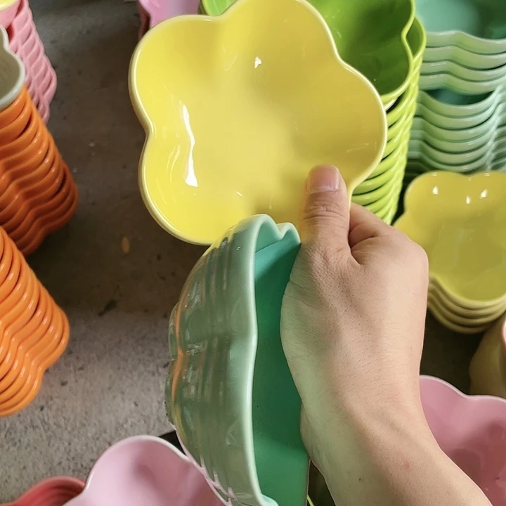 盘外贸单2个陶瓷5.5陶瓷