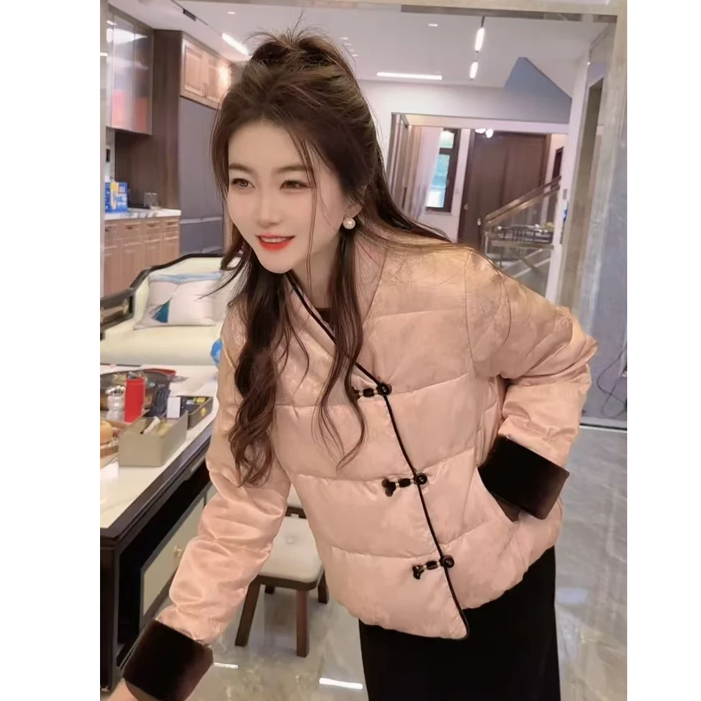 【青茉专属】国风新中式立领夹棉提花外套新年年服刺绣国风棉服