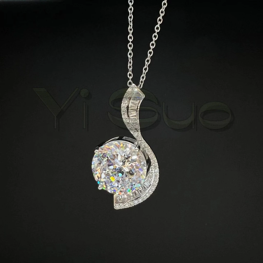 铜合金吊坠 时尚简约设计款白色纯洁吊坠项链多样性发货YS10932