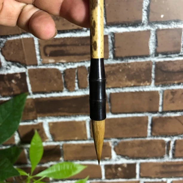 梅鹿竹纯羊毫狼毫中楷毛笔善琏湖笔行家书法绘画毛笔文房四宝用品