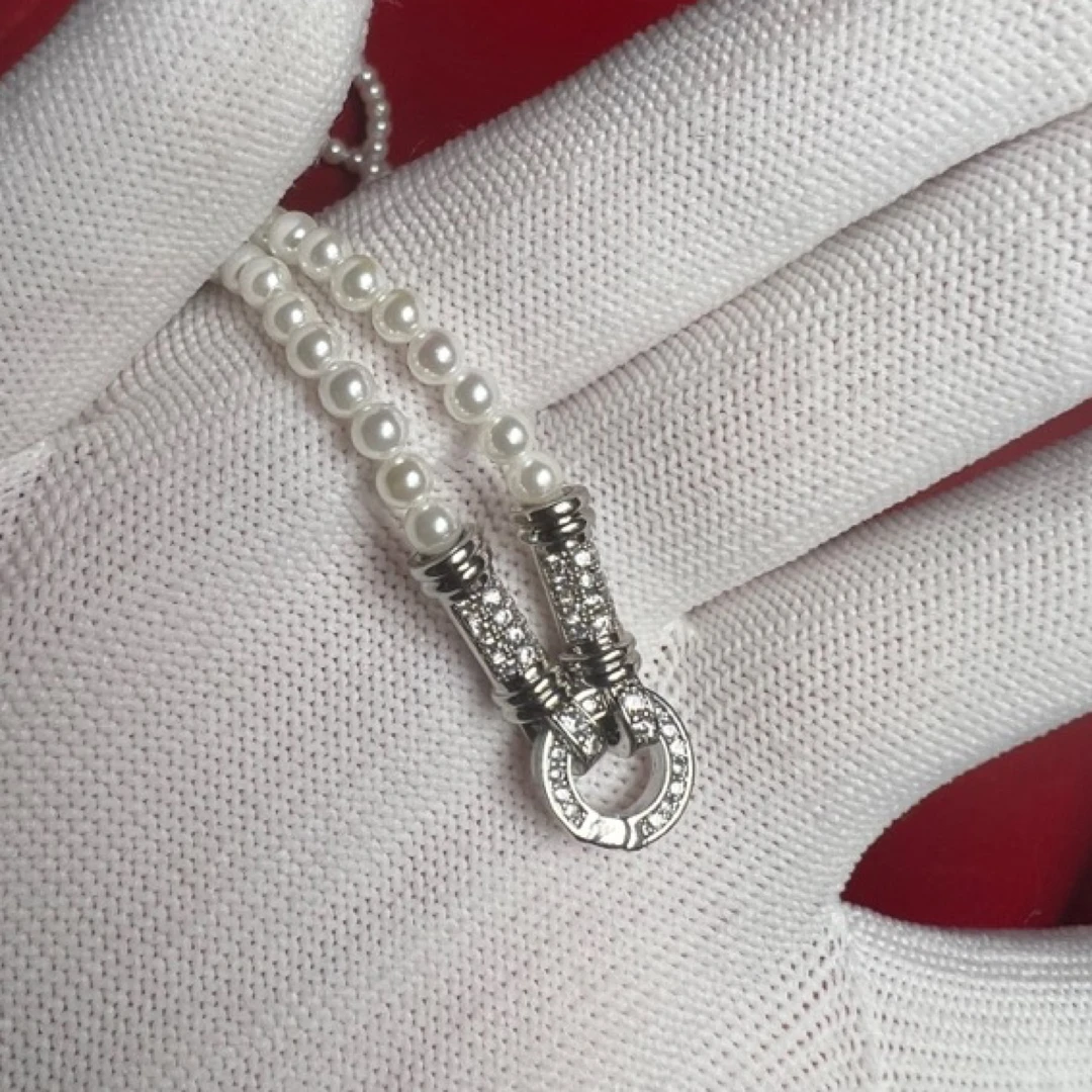 非金属仿珍珠项链 泰缘饰品单挂牌链 精美项链气质时尚女士