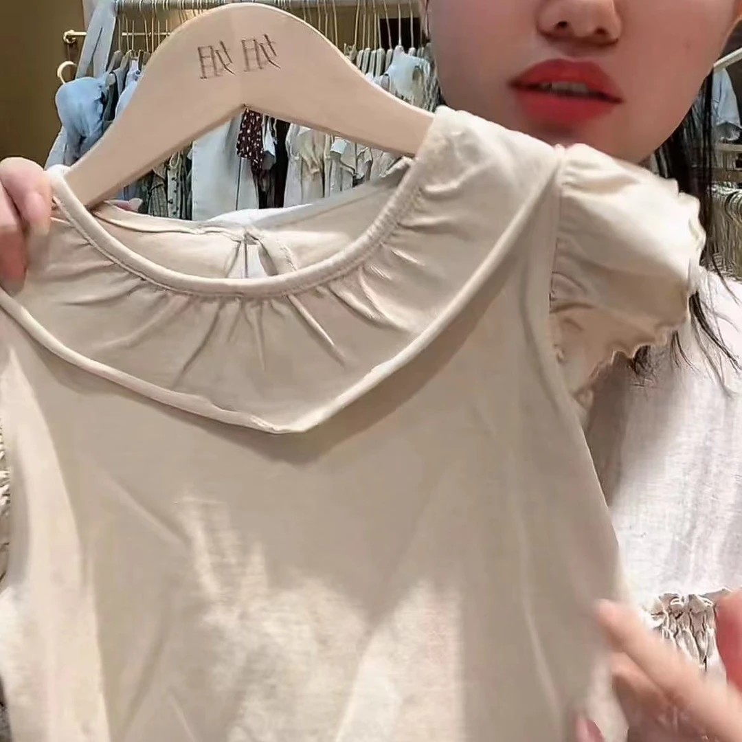 〖姐姐家〗24夏款儿童圆领纯色背心3661