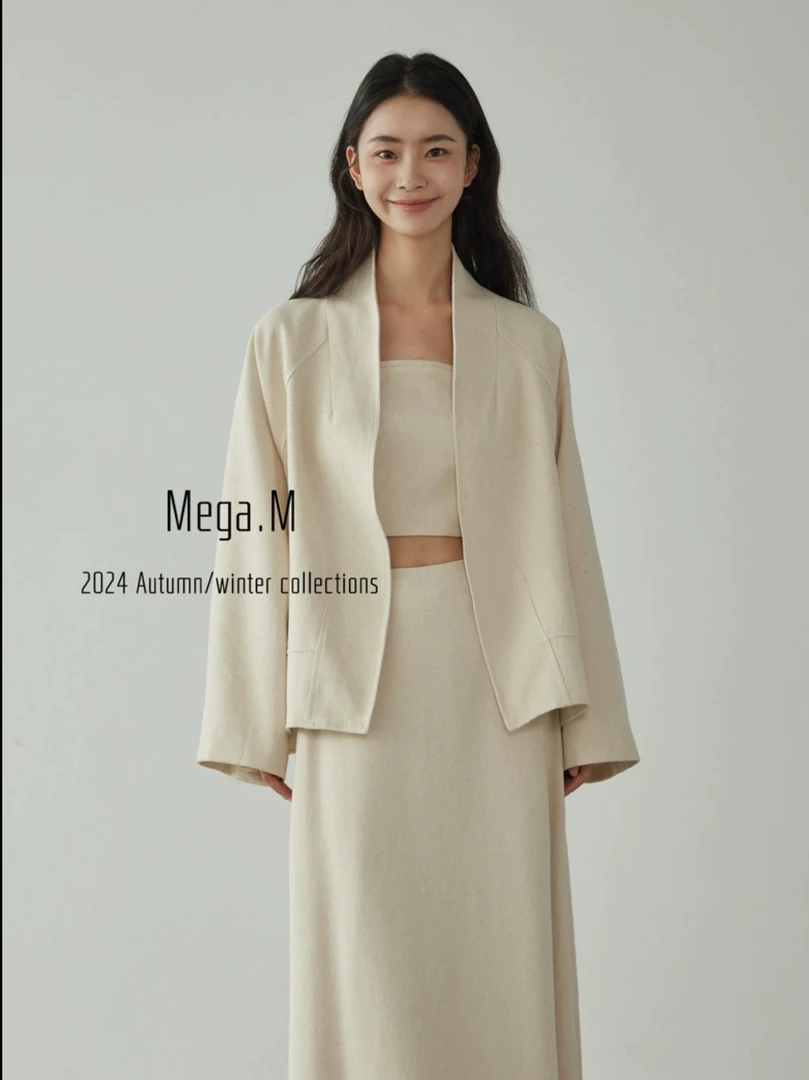 休闲慵懒风套装三件套