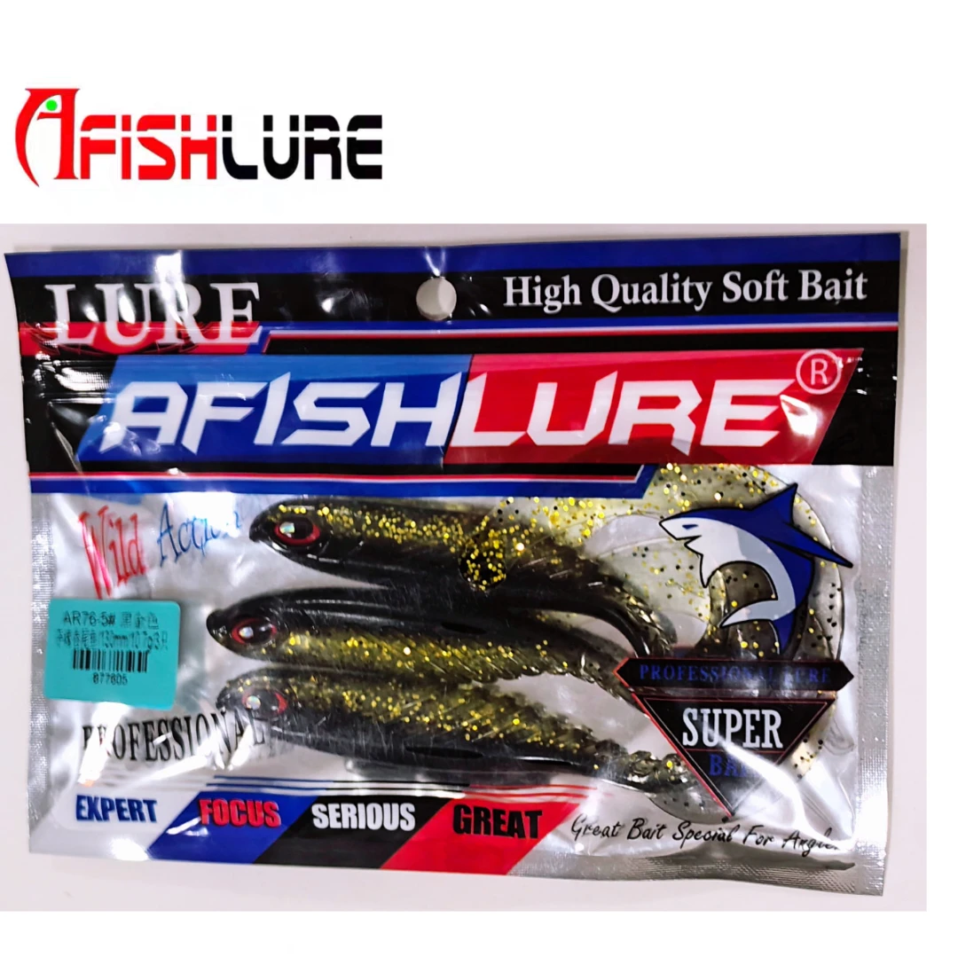 AFISHLURE 软饵 鎏金卷尾 鲈鱼海鲈