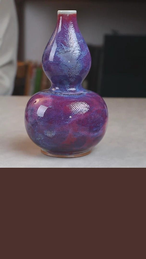 【闪购商品】瓷片524 葫芦瓶  何