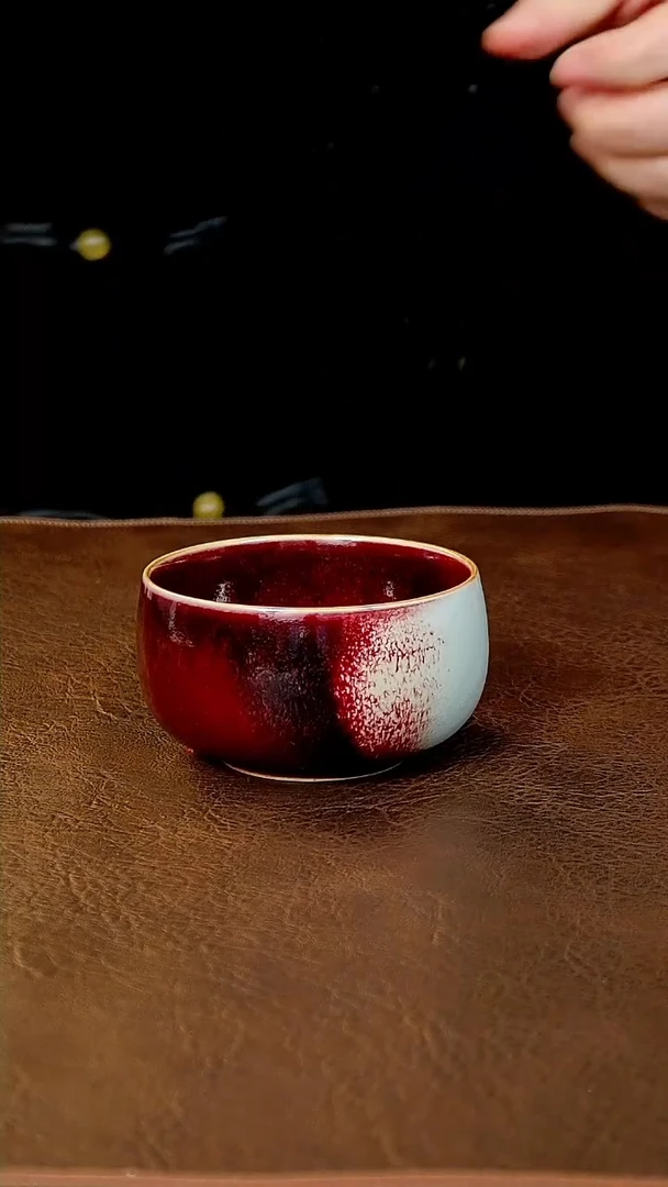 【闪购商品】陶瓷221 臻品 大师手作AB禅定杯 温