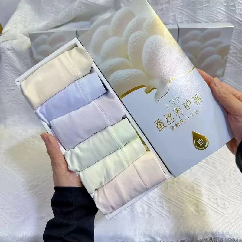 7006B女士蚕丝底档内裤（颜色花型不挑）