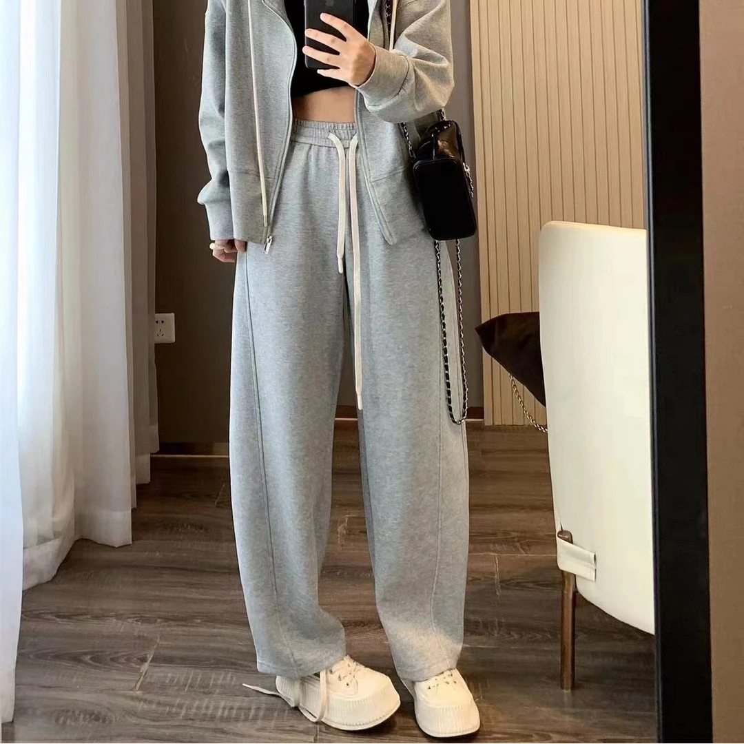 苗苗家【空气棉弯刀裤】百搭显瘦空气棉休闲裤