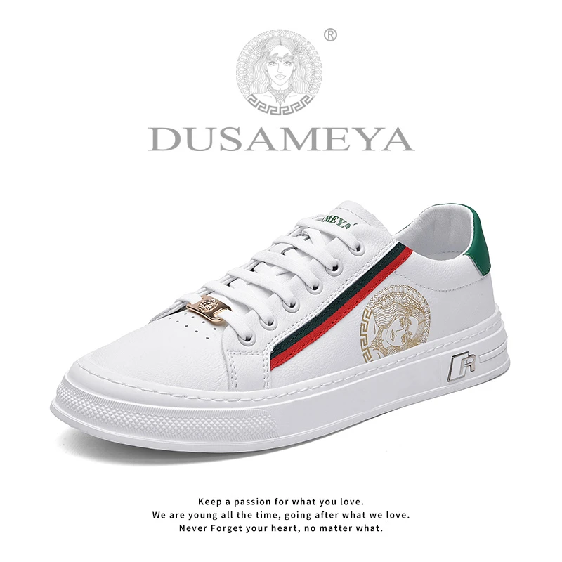 DUSAMEYA/杜莎米娅2024春夏轻奢时尚休闲百搭低帮小白鞋休闲板鞋