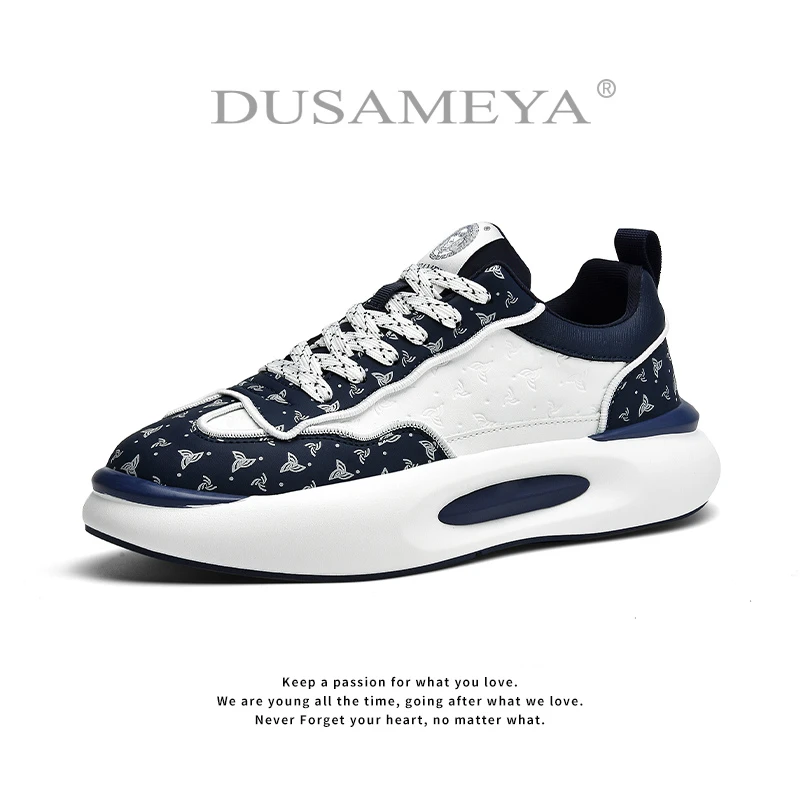 DUSAMEYA/杜莎米娅男鞋男士运动轻奢时尚休闲百搭潮鞋户外老花鞋