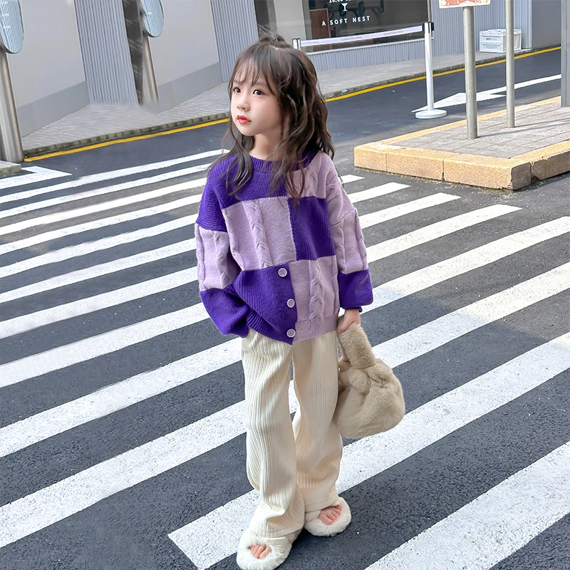 66公主原创设计  女童毛衣秋冬儿童秋装2023新款洋气潮 S663