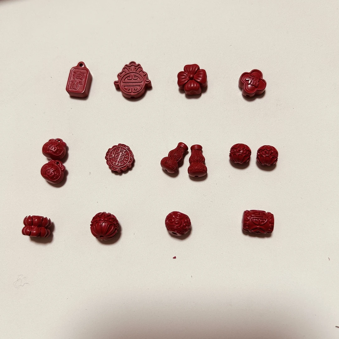 含辰砂工艺品含辰砂工艺品高含朱砂小配饰