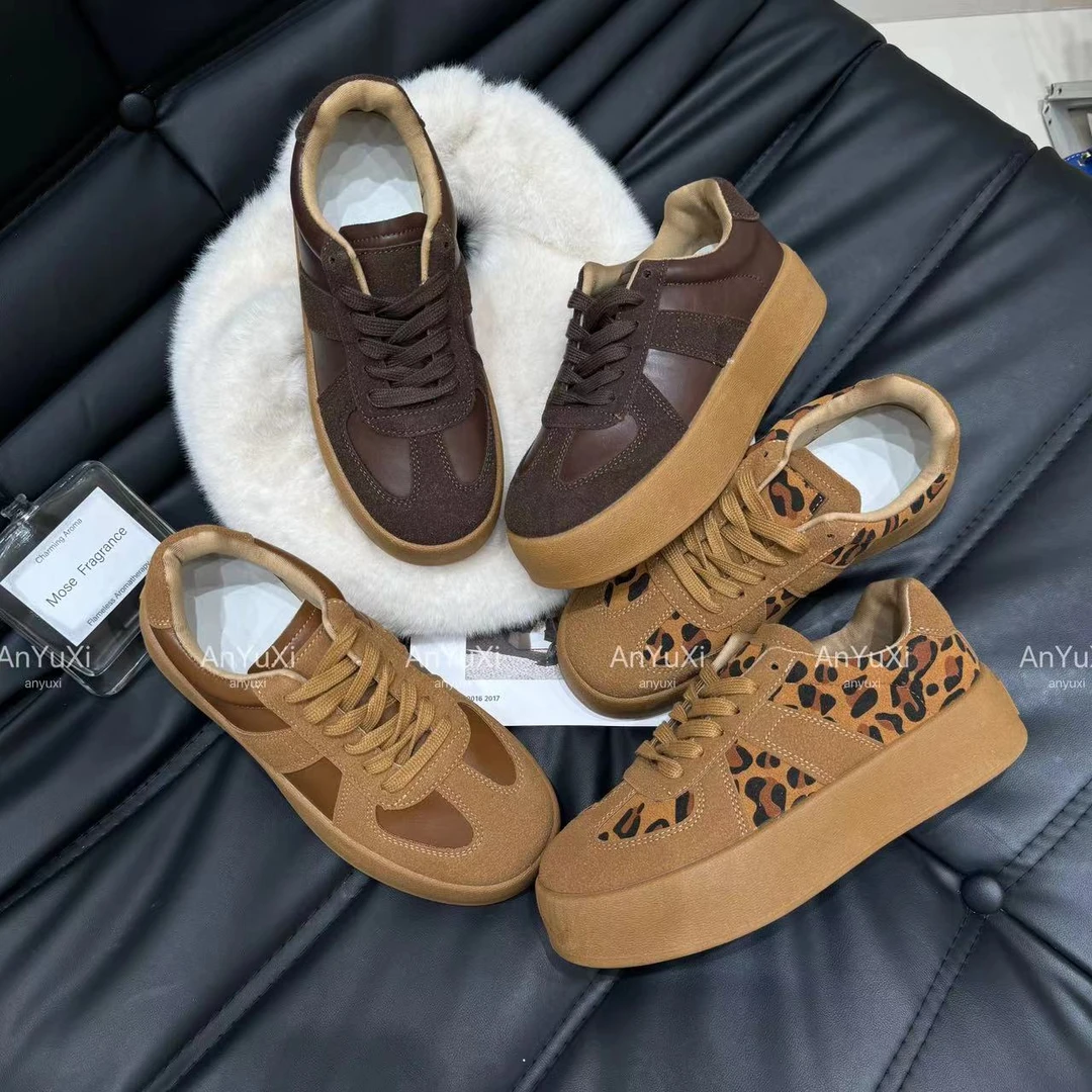 安妤皙&定制款枫叶豹纹板鞋8800F【A23】