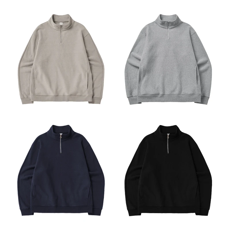 【清仓】套头半拉链外套卫衣男女同款四色可选2025年新款春季