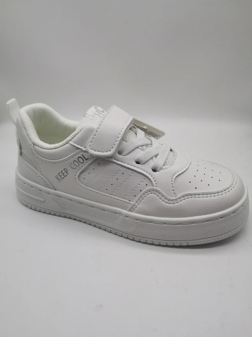 女童儿童节小白鞋儿童白色时尚百搭经典小童透气低帮幼童儿舒适