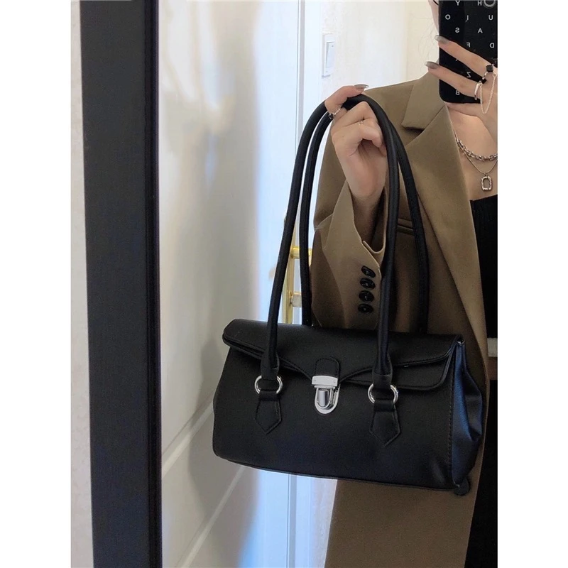 JUY1 辣妹高级感锁扣托特单肩包腋下包