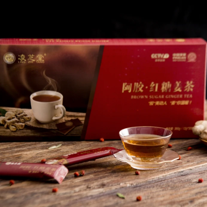 凌芝堂阿胶红糖姜茶胶美动人姜你温暖送女友姜汤汁