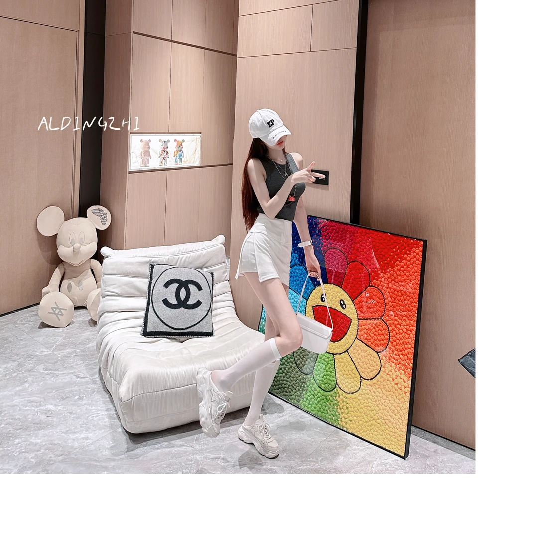 玲玲定制【窈窕淑女】宽腰带侧开叉裙裤防走光美式设计A字运动裙子