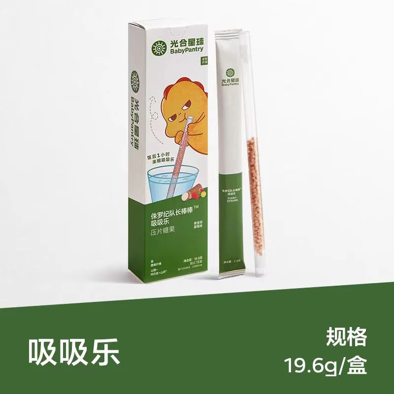 侏罗纪队长棒棒吸吸乐(压片糖果)19.6g   独立包装(7只)
