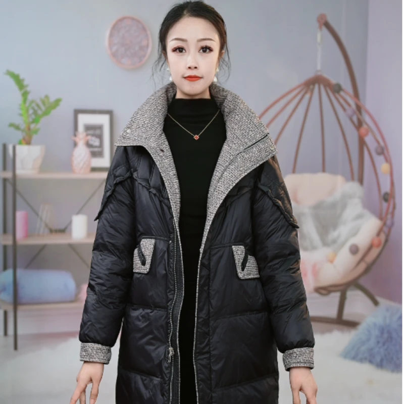 【双面穿羽绒服】冬季时尚百搭时尚气质羽绒服M-4XL