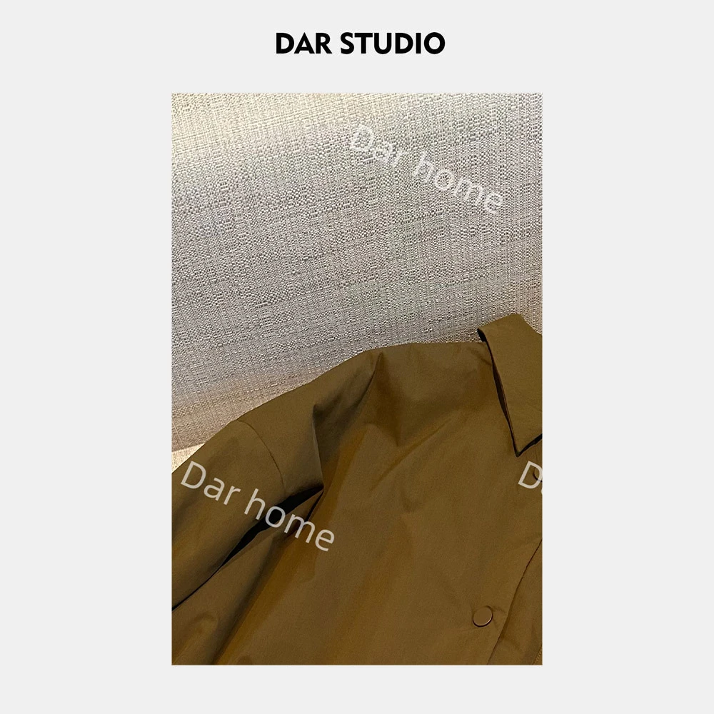 DAR STUDIO 高线系列【博主私服】2024秋冬新款宽松口袋夹克外套