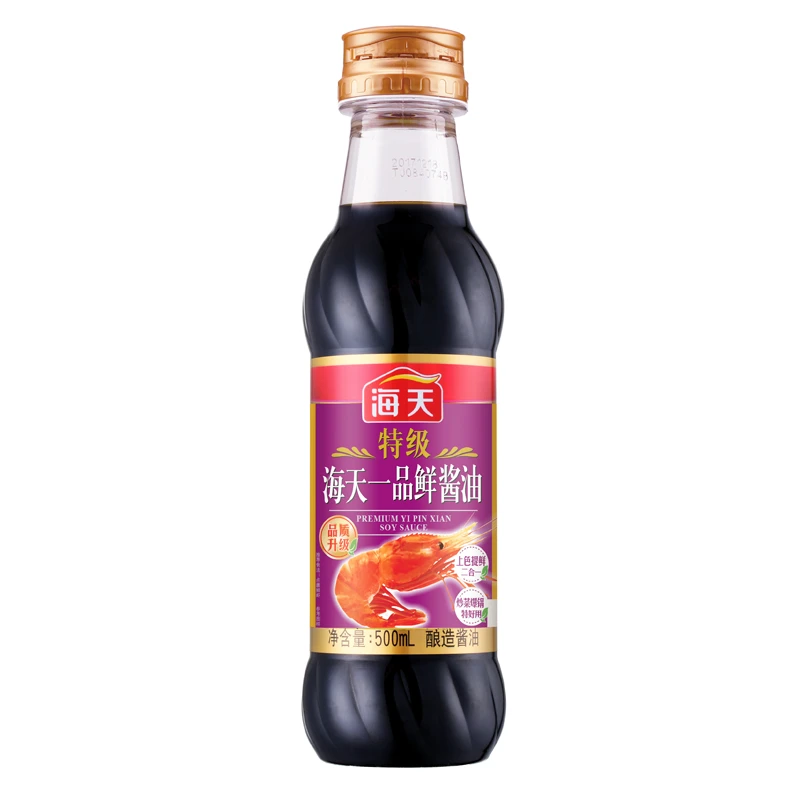 海天特级一品鲜酱油500ml∕瓶