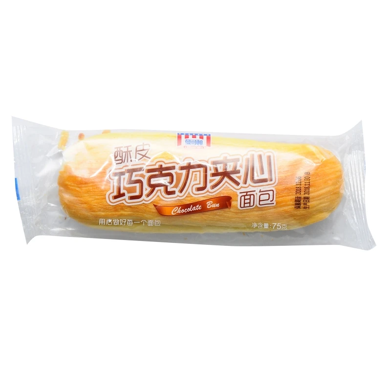 酥皮巧克力夹心面包75g/袋