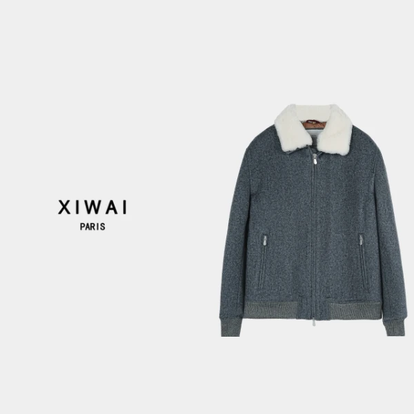 高级男装 秋冬新品25s男士简约休闲夹克外套百搭男款轻奢 L242