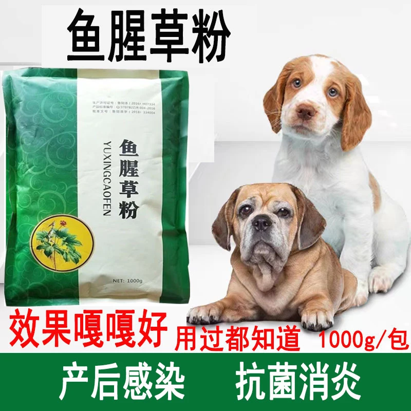 迅销鱼腥草粉狗狗产后抗菌利尿通淋