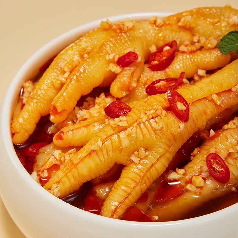 爪香婆 龙年货酸辣甜无骨鸡爪1000g*1网红凤爪小零食小吃休闲零食