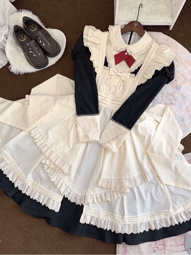 【现货】森林执事女仆op➕围裙连衣裙lolita