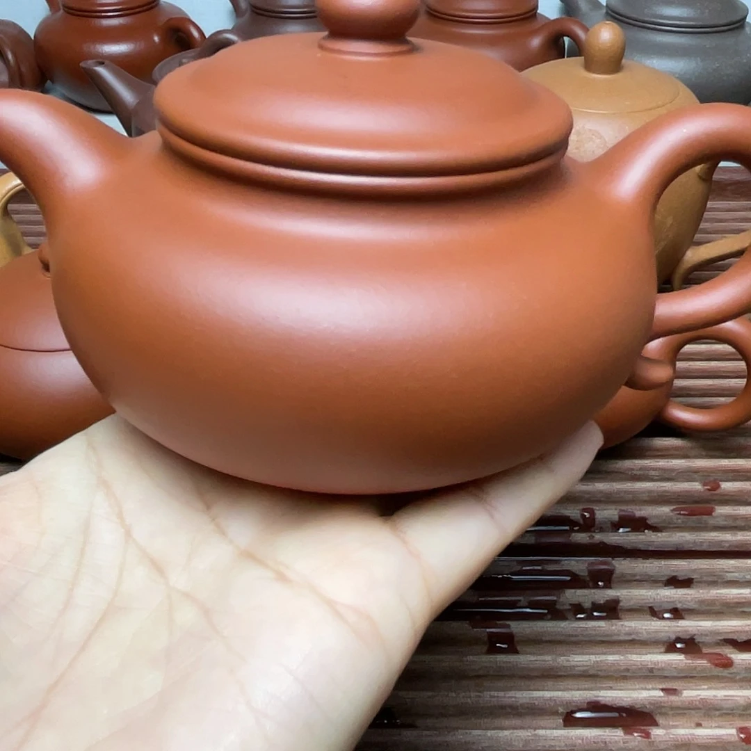 紫砂茶壶无*紫砂壶全手工红泥