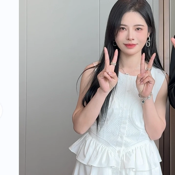 宿慕SUMU 女士连衣裙 6-5 夏季2024新款时尚百搭休闲连衣裙2468