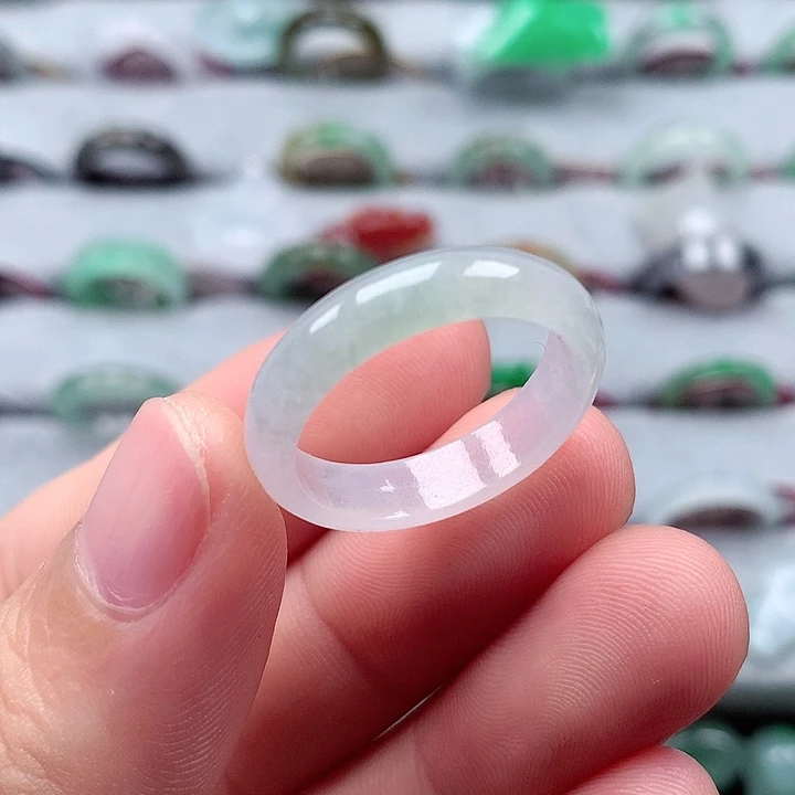 翡翠戒指未镶嵌20-21号