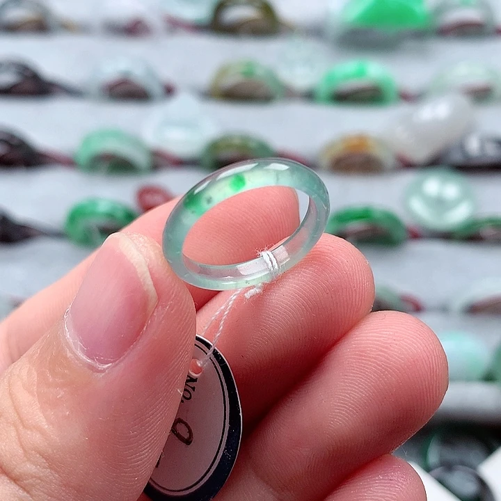 翡翠戒指未镶嵌9号