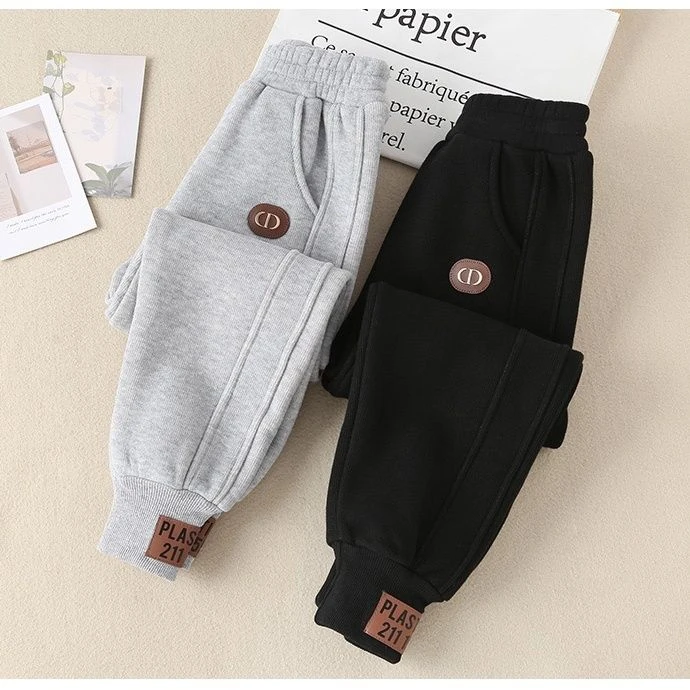 【洋溢】男童运动裤儿童春秋冬裤子2023新款春装男女童休闲卫裤JC85