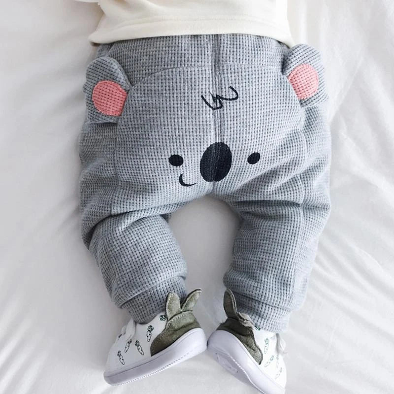 【洋溢】婴儿加绒加厚外穿裤子男女宝宝秋冬冬大pp裤新生儿冬天JC63