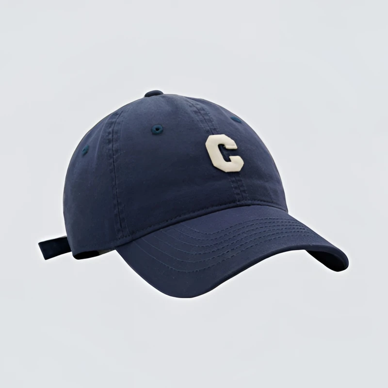 freerabbitII大头围显脸小简单字母鸭舌帽四季通用保暖休闲棒球帽